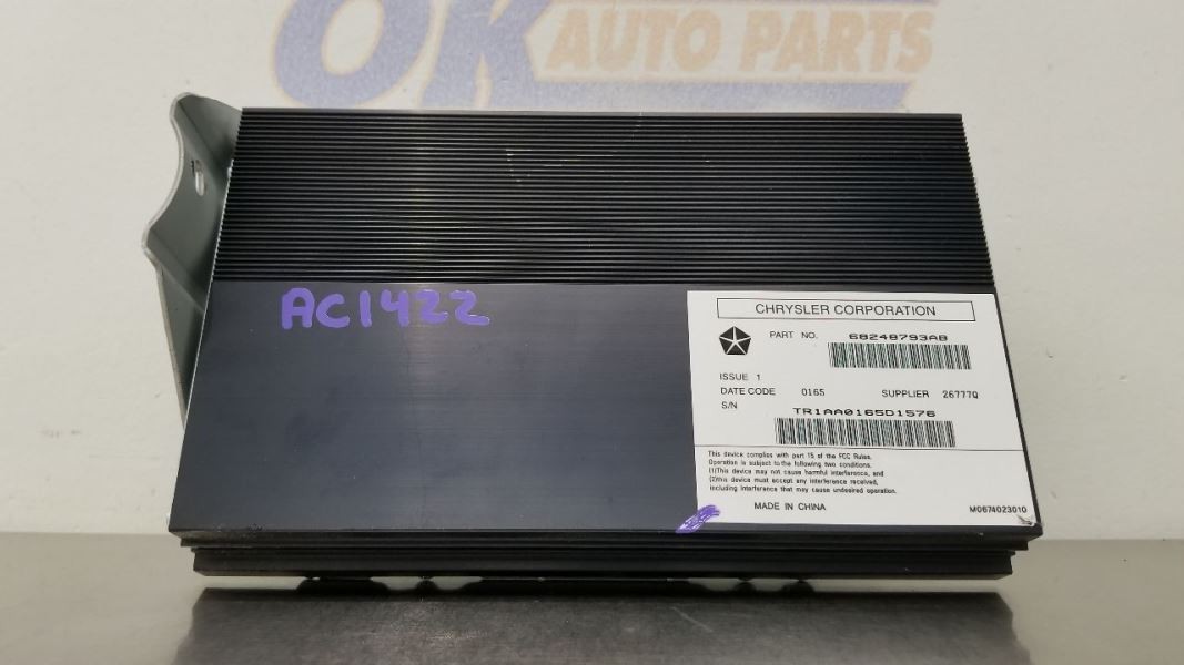 15 DODGE RAM 2500 RADIO AUDIO AMP AMPLIFER CREW CAB 68248793AB