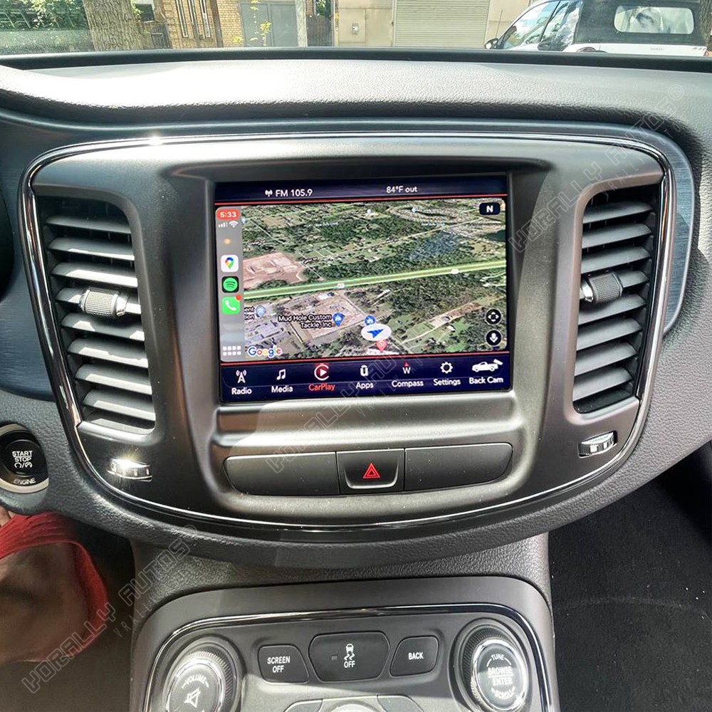 For 2015-2019 Chrysler 200 200C 200S 8.4″ Android 15 Carplay Stereo Radio GPS BT
