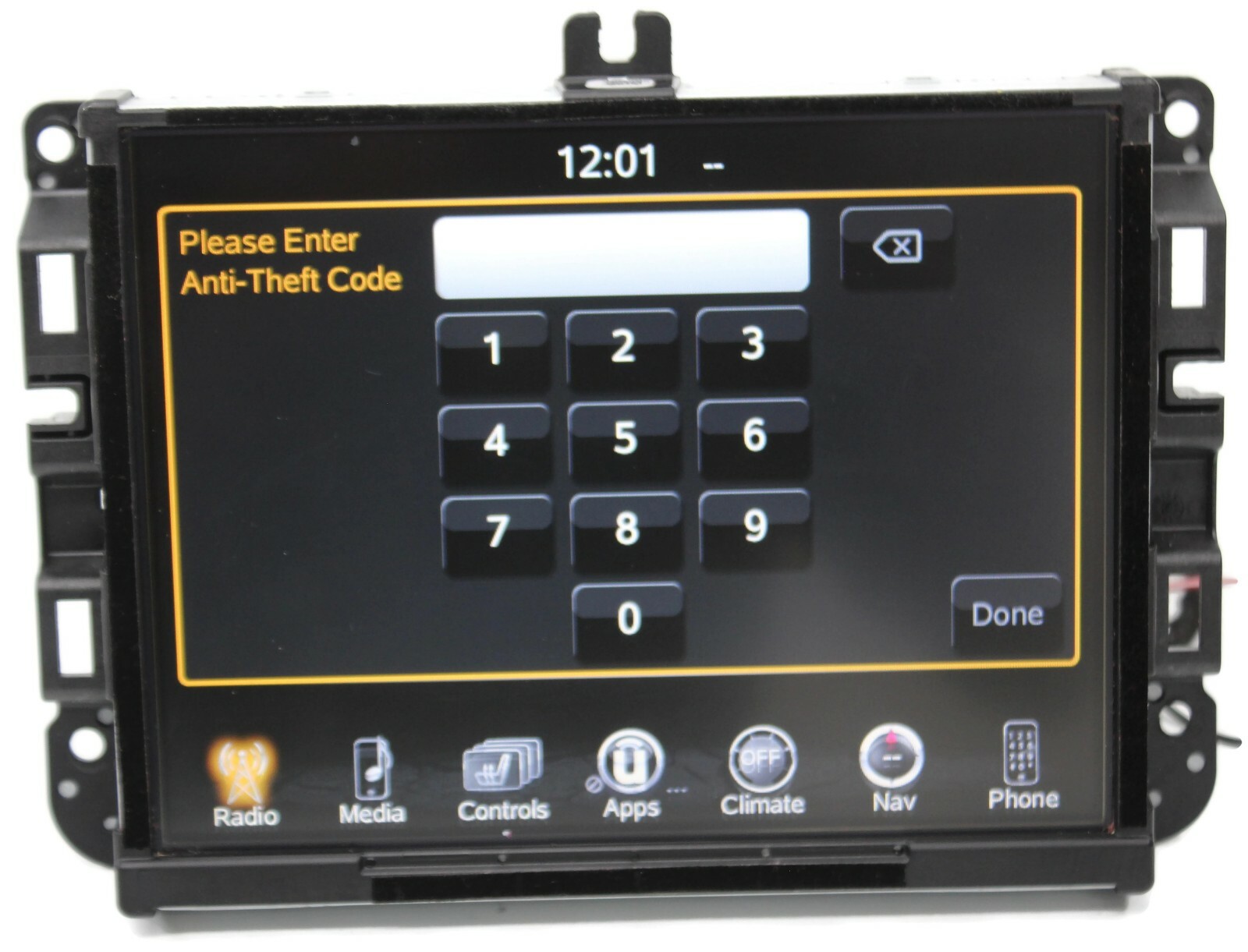 2013-2017 Jeep Cherokee Navigation 8.4” Dash Display Touch Screen 68238619AE