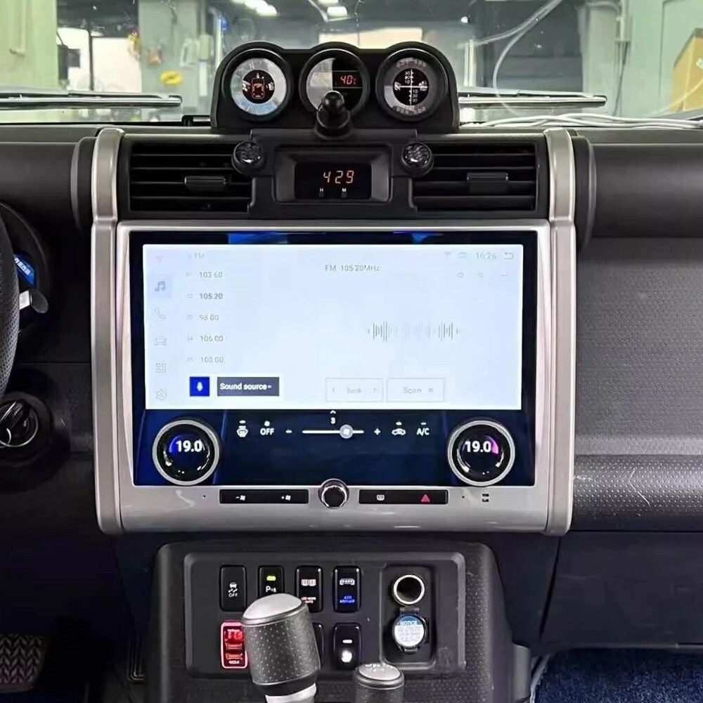 4+64G For 2007-2022 Toyota FJ Cruiser 13.3″ Carplay Stereo Radio Android 15 GPS