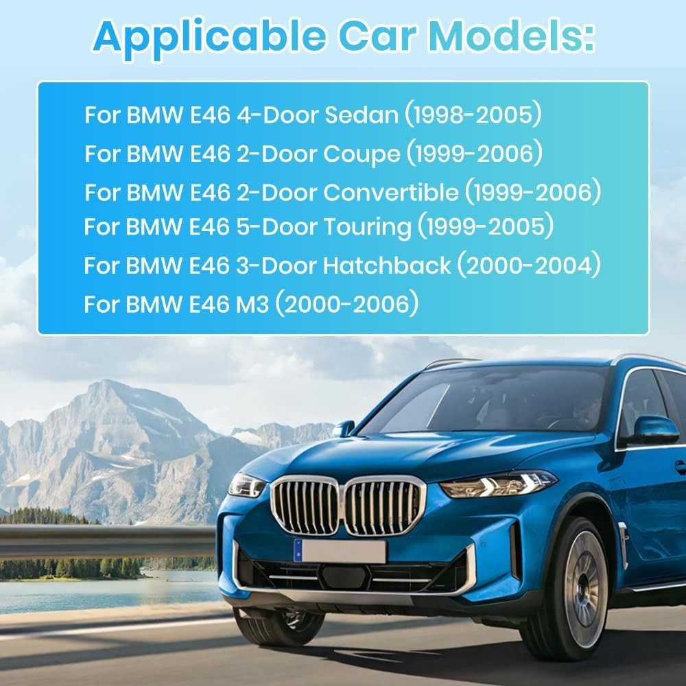 BMW E46 1998-2005 with 9 inch Touchscreen 8 Core 4GB+64GB, Carplay, Android Auto