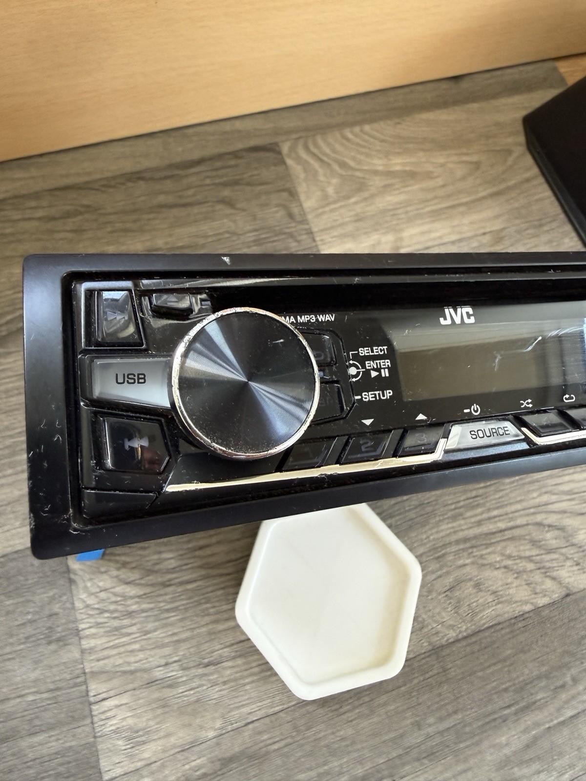 JVC KD-R464 Car Radio CD AM FM USB and iPod Android Compatible Head Unit Black