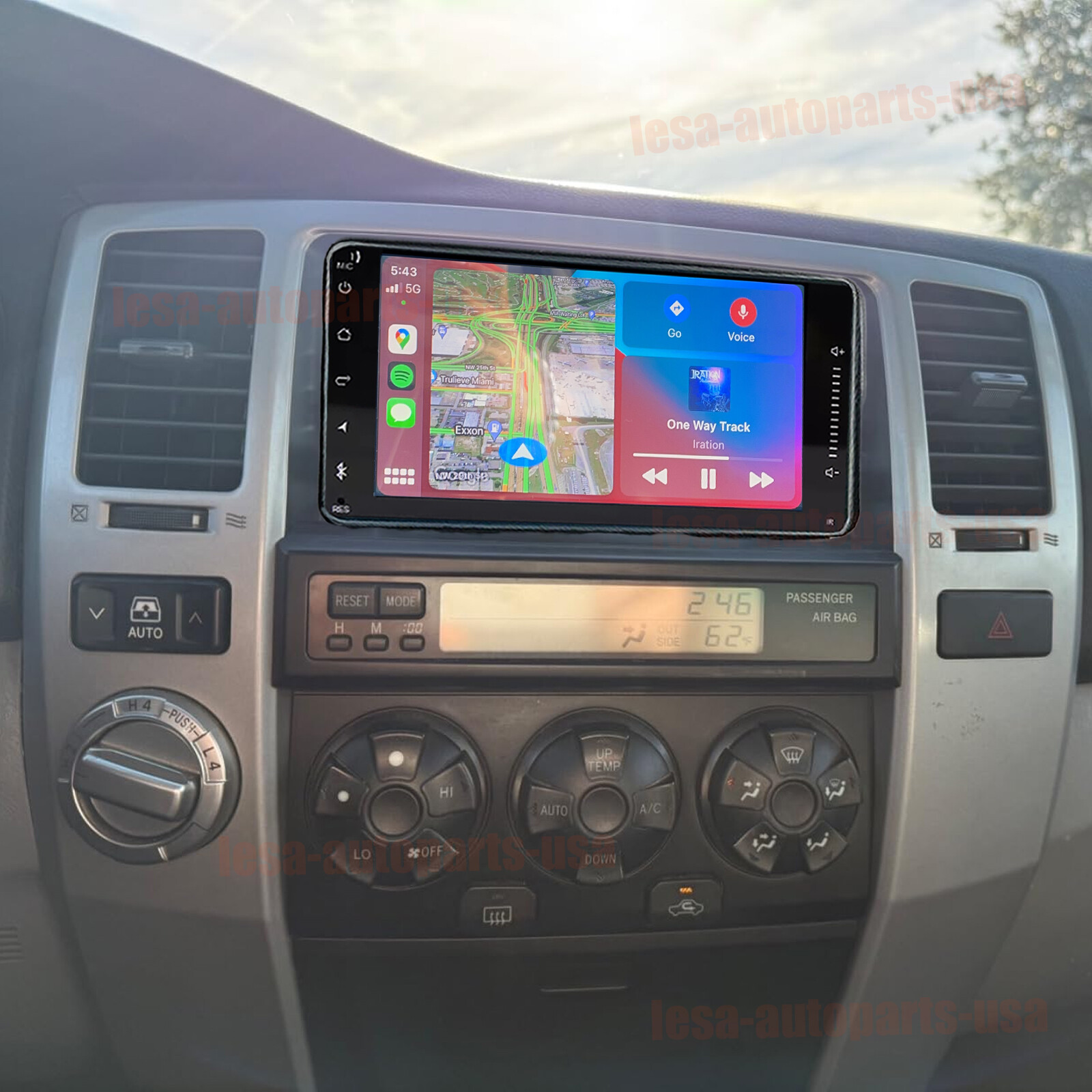 For 2003-2009 Toyota 4Runner AM/FM/RDS Car Radio Carplay MP5 Player GPS +CAM
