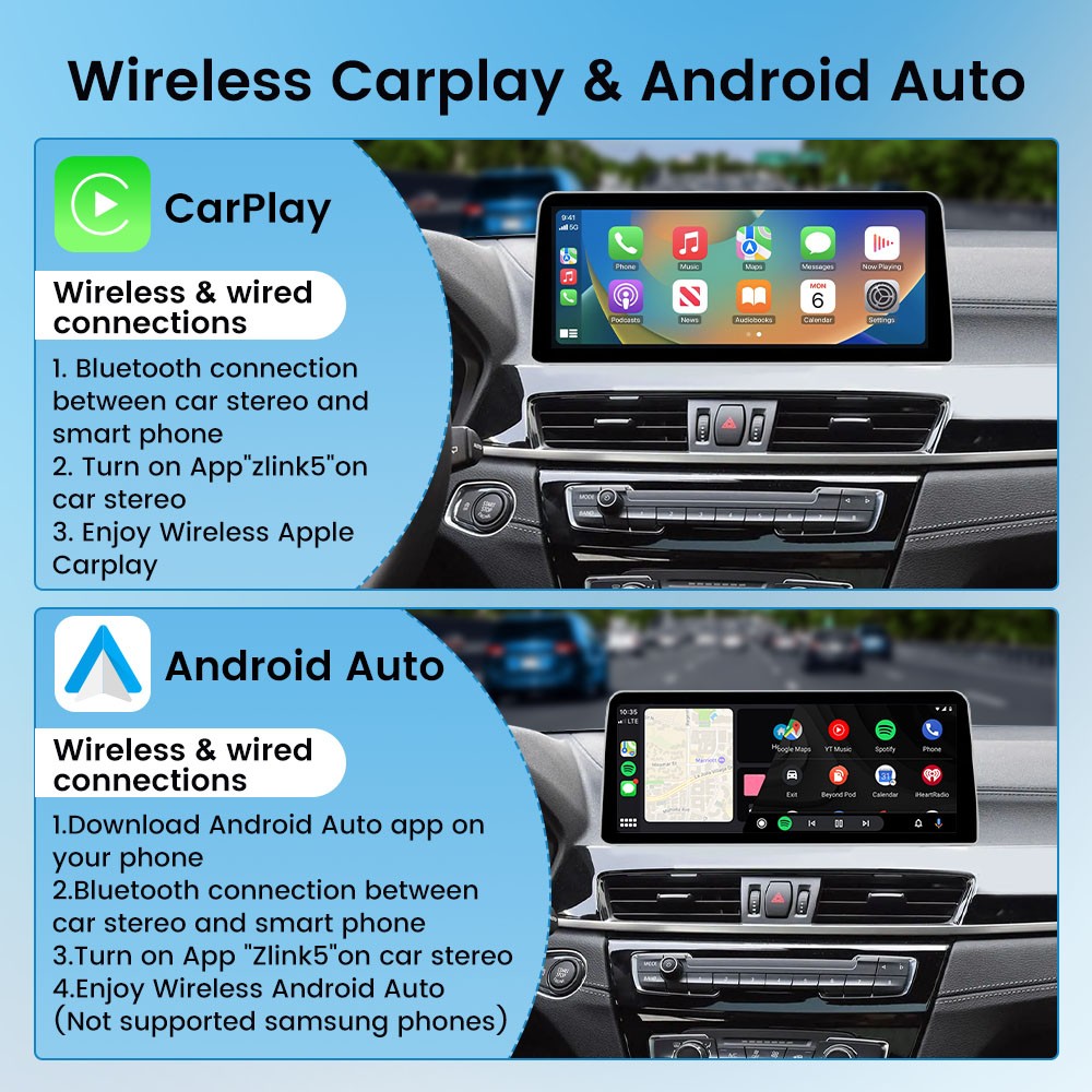 12.3in Car Stereo Radio for BMW X1 F48 2016-18 NBT System GPS Navigation Carplay
