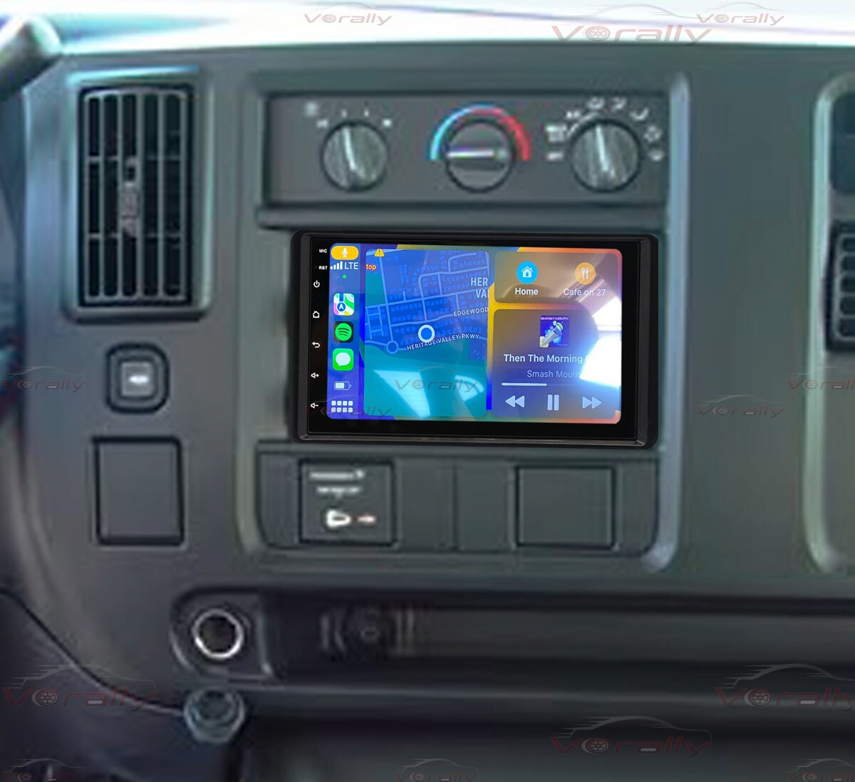 Estéreo Android 14 2+32G Apple Carplay Cámara para GMC Savana 2003-2006 Gps Bt