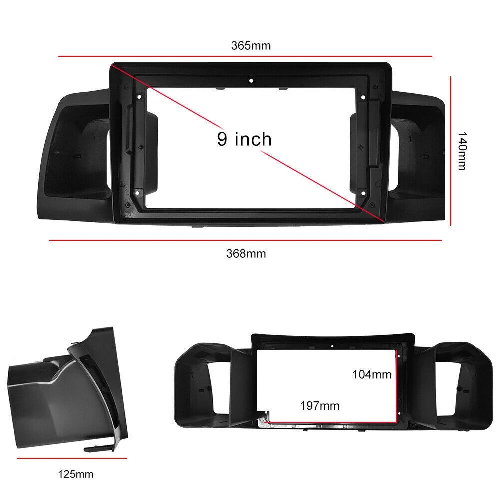 9” Android 15 Car Stereo Radio GPS Navi 4+64G WIFI For Toyota Corolla 2003-2008