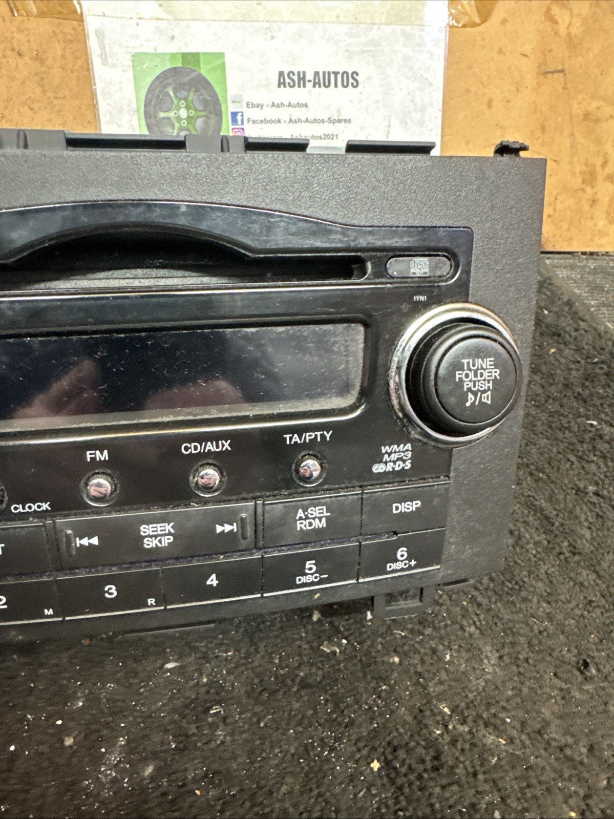 2007 HONDA CRV Mk3 OEM Radio/CD/Stereo Head Unit No Code Available