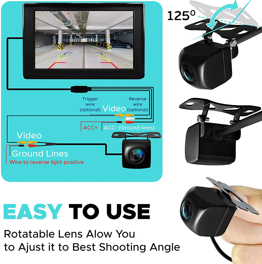 7” Universal 2Din Apple CarPlay AM/FM Radio Stereo GPS Navigator SWC BT +Camera