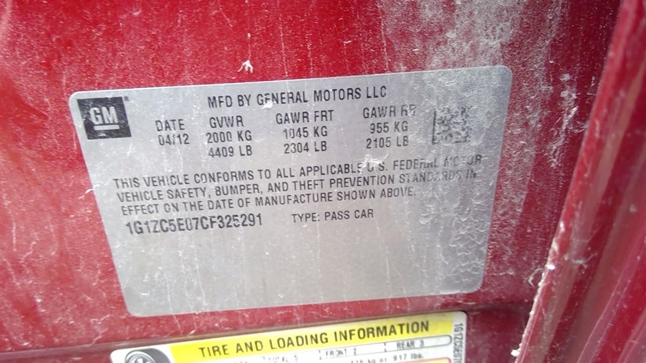 Audio Equipment Radio AM-FM-stereo-CD-MP3-USB Opt Uui Fits 09-12 MALIBU 734480