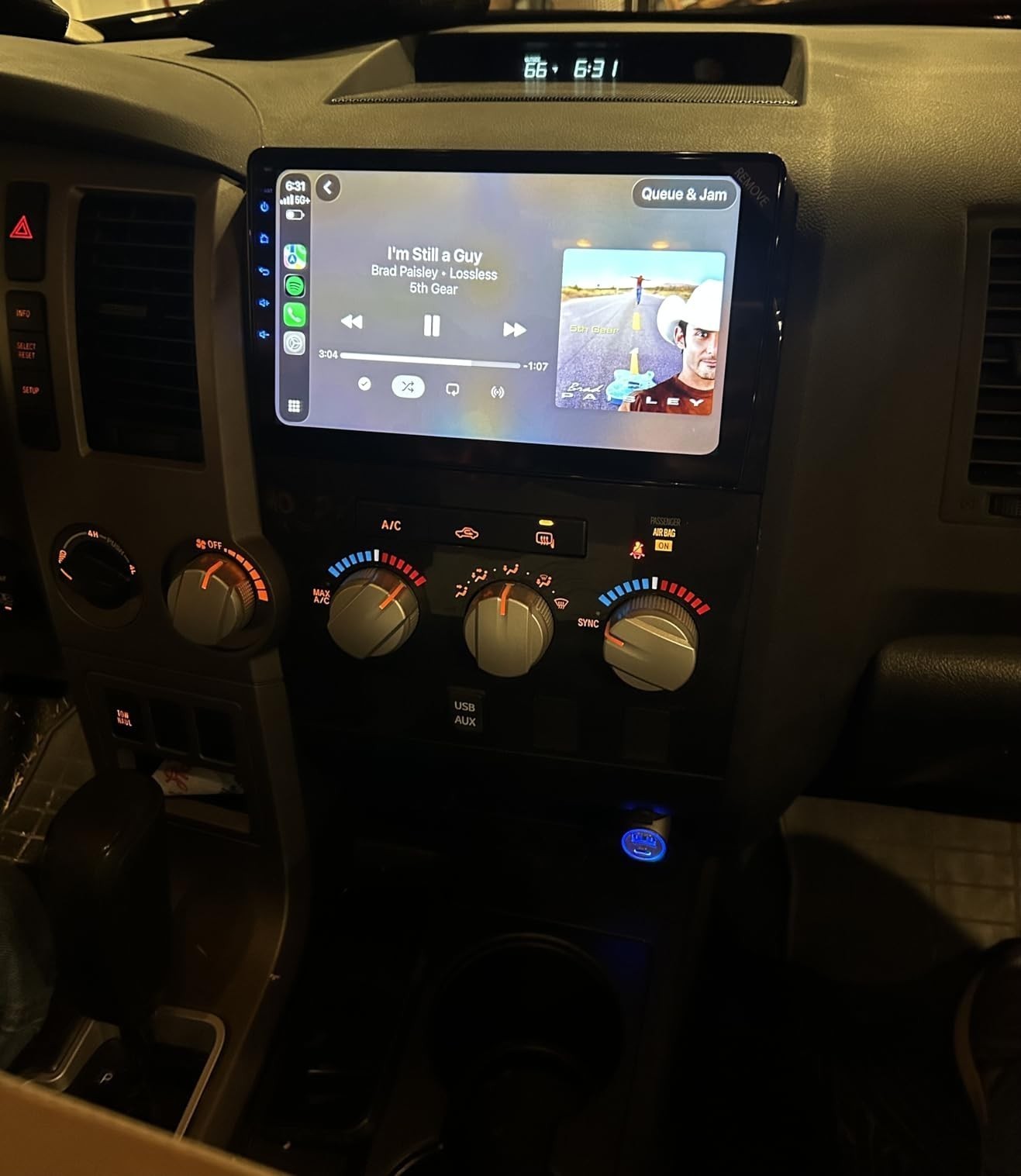 For Toyota Tundra Sequoia CarPlay Android 13 Car Radio Stereo IPS Head Unit