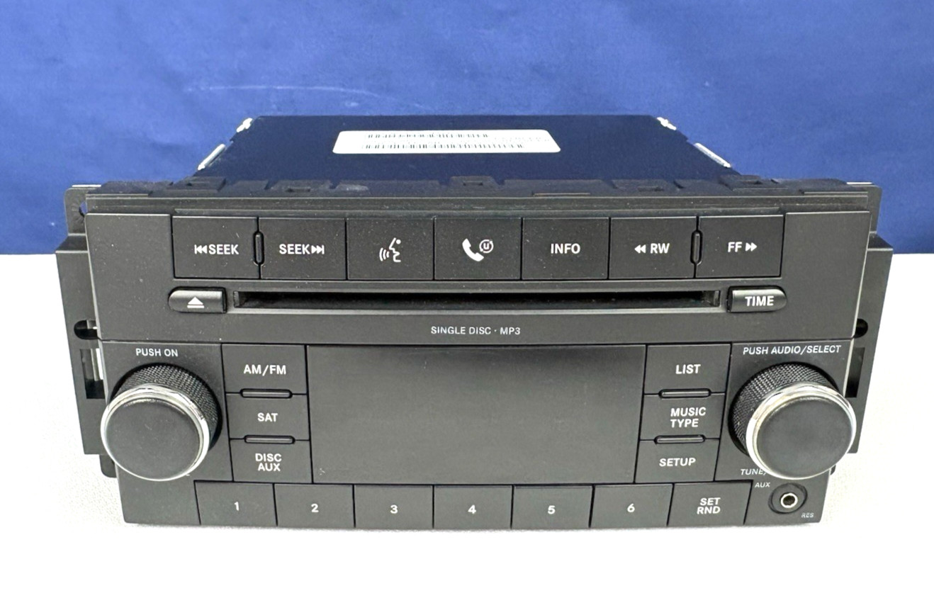 2007-2014 Dodge Chrysler Jeep Wrangler OEM Radio Stereo CD AUX AM FM P68021161AD