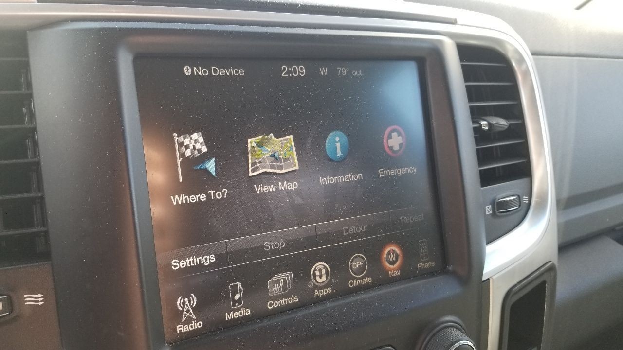 14 DODGE RAM 1500 NAVIGATIO RADIO AUDIO 8.4″ TOUCHSCREEN DISPLAY RECEIVER
