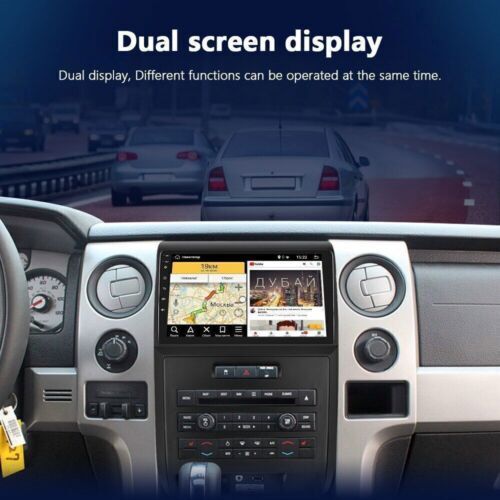 For Ford F150 2009-2014 Carplay Android 13 Car Stereo Radio WiFi GPS Navi Camera