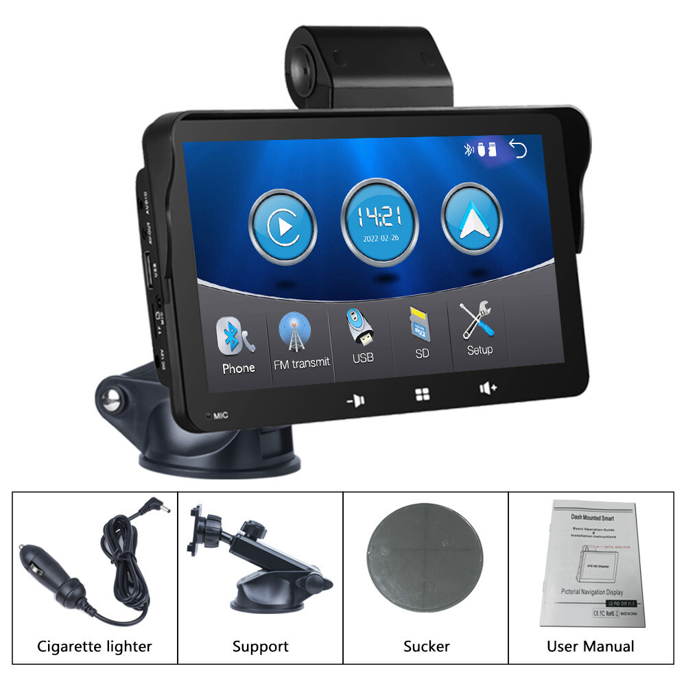 Radio Bluetooth Car Stereo Touch Screen For Apple Carplay DVR MP5 Player FM USB