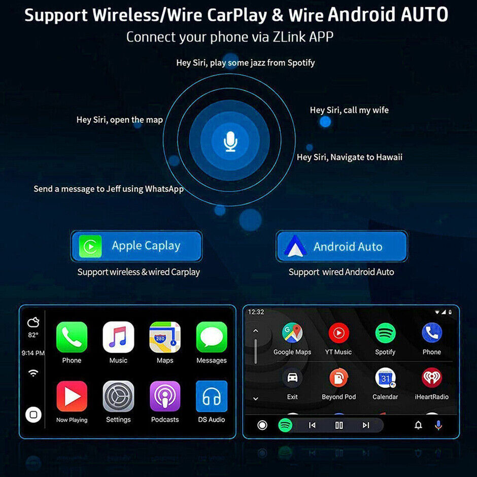 For Jeep Compass Patriot 2010-2016 Car Stereo Radio GPS Radio Carplay Android 12