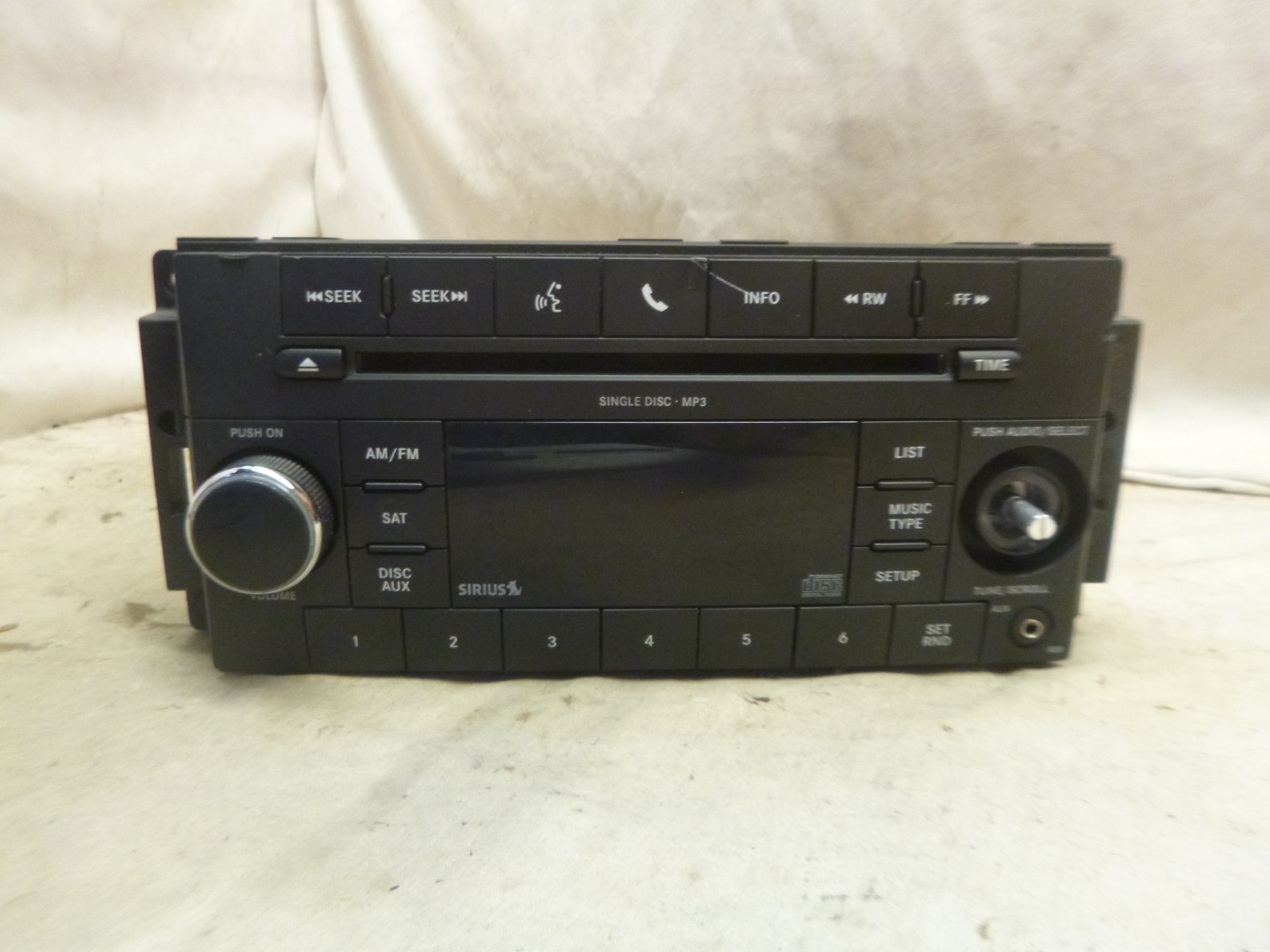 07 08 09 10 Chrysler Dodge Jeep Radio Cd Player RES HIGH SPEED P05091117AC