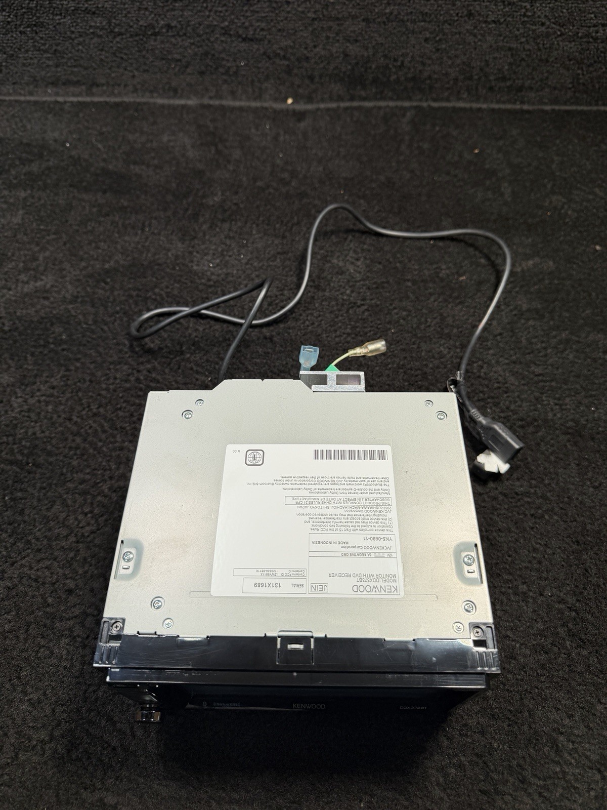 Kenwood DDX373BT 6.2” CD DVD Media Receiver Bluetooth Double Din