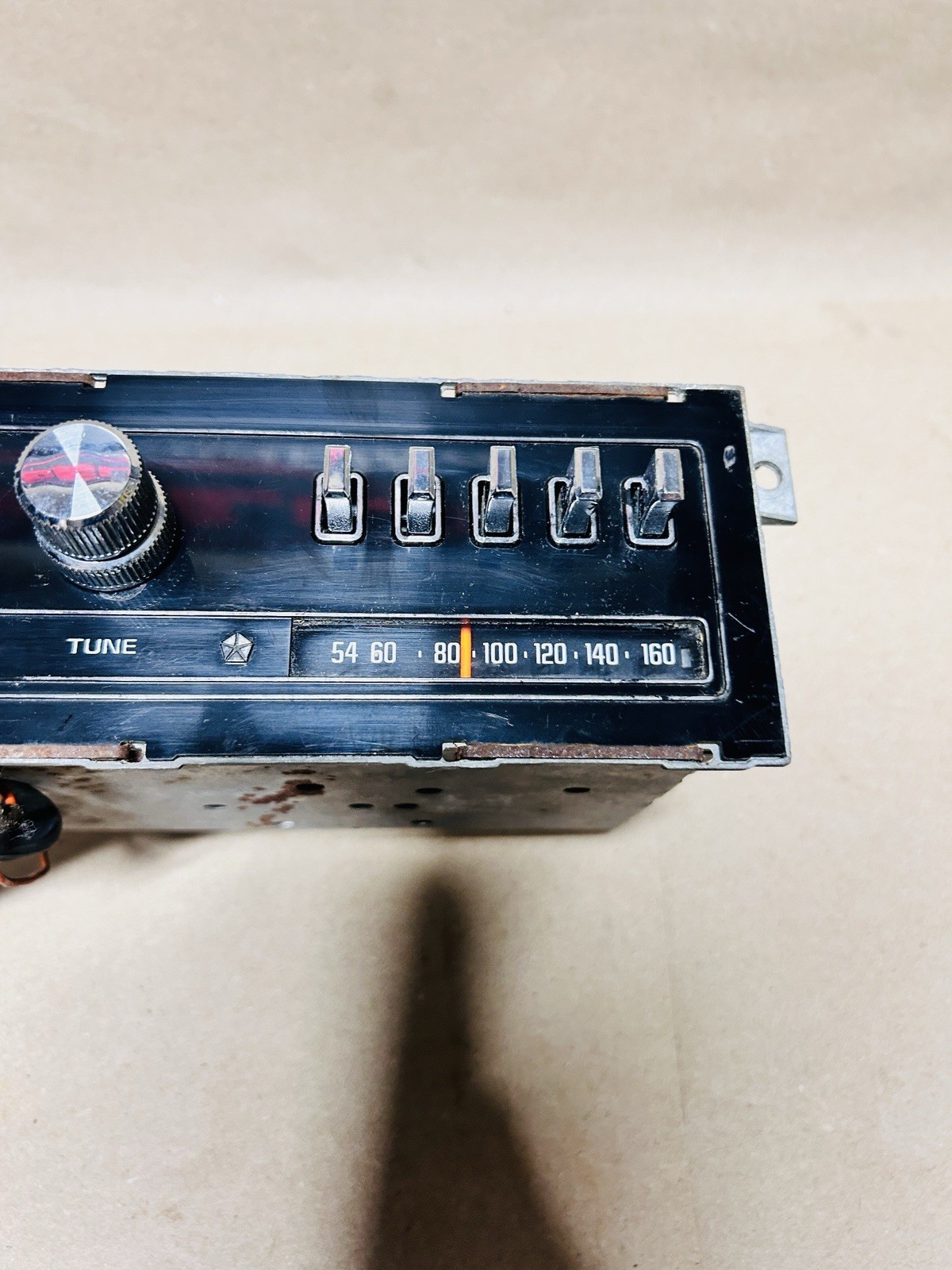 1975-1980 Dodge Truck OEM Radio Tuner AM Only Pushbutton Ramcharger ORIGINAL