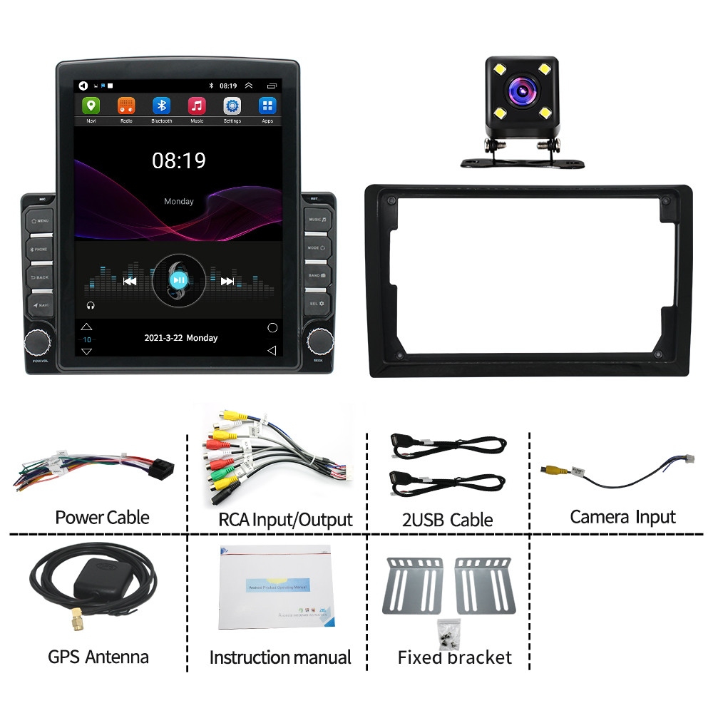 For 2007-2014 GMC Yukon Denali 9.7″ Android 15 Carplay Car Stereo Radio GPS AHD