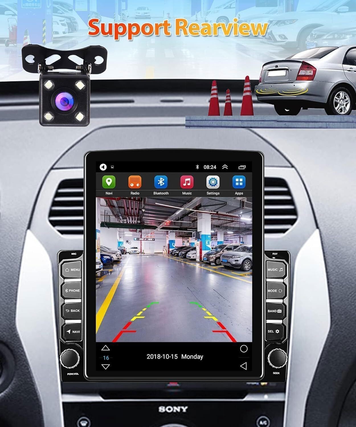 For 2007-2014 GMC Yukon Denali 9.7″ Android 15 Carplay Car Stereo Radio GPS AHD