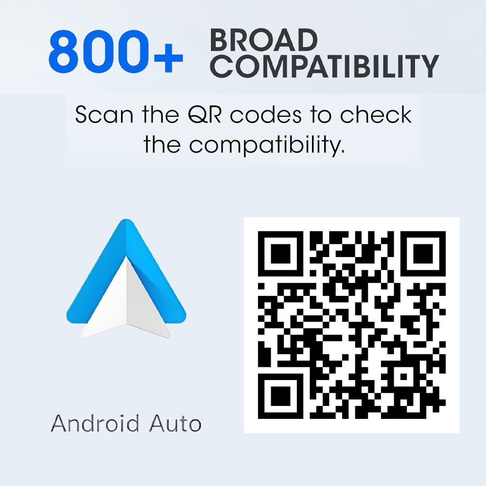 Smallest Wireless CarPlay Android Auto Adapter for iPhone & Android Cars