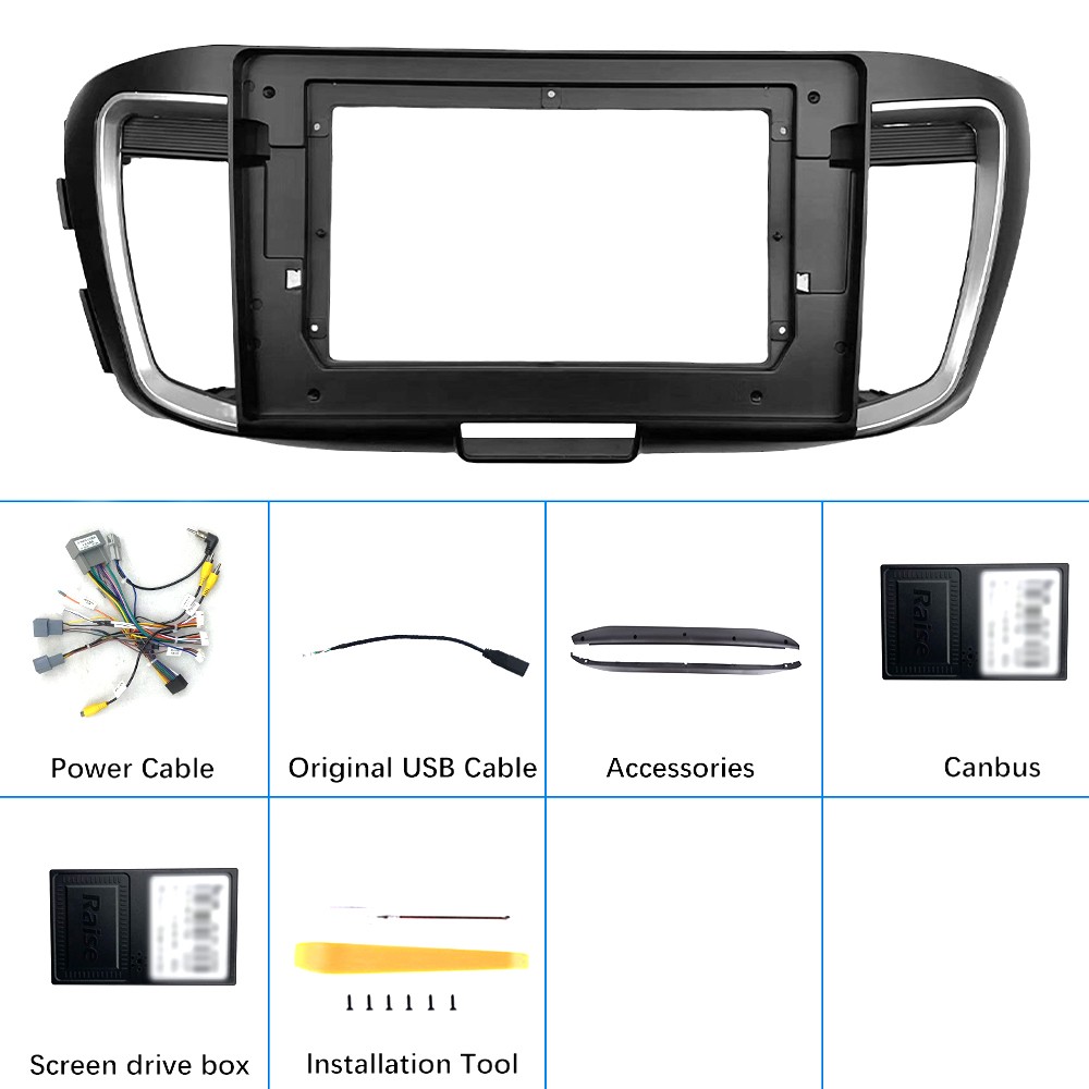 4+64G For Honda Accord 2013-2015 Car Stereo Radio Apple Carplay Android 15