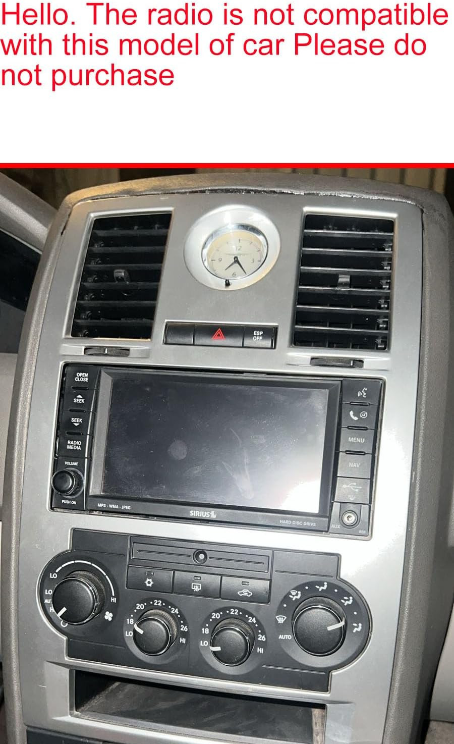 4+64GB For 2006-2007 Dodge Charger Android 15 Navi CarPlay Car Stereo Radio GPS