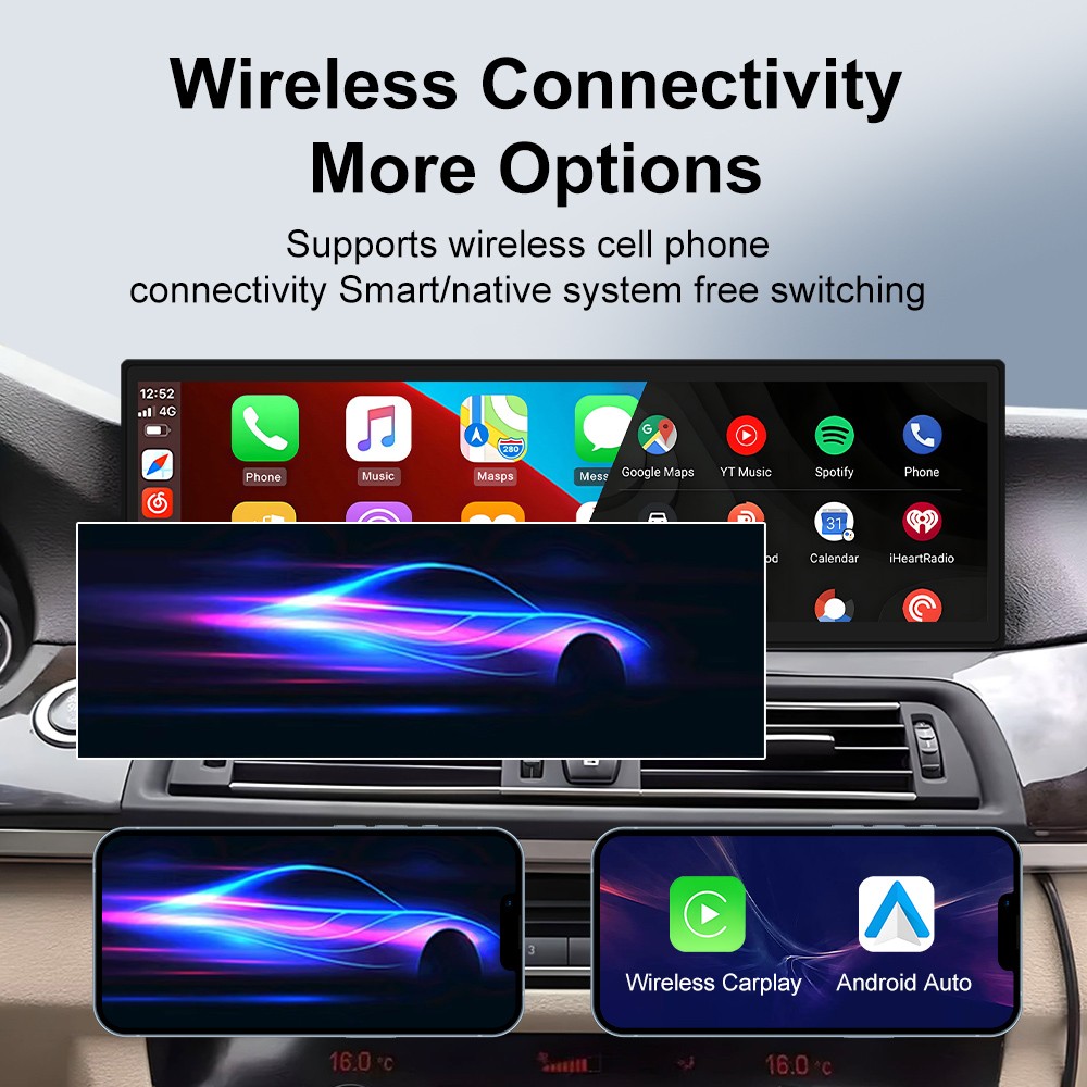 14.9” Android14 Display CarPlay BMW 5 Series F10 F11 CIC 2010 – 2012 G30 4G GPS