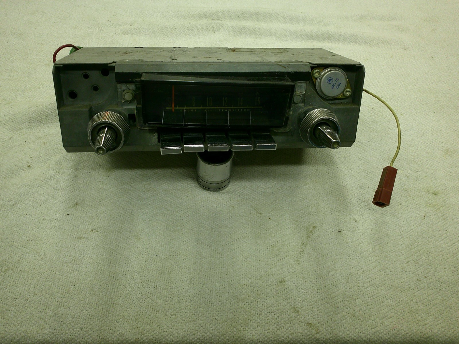 1966-1967 Dodge Charger OEM Mopar 233 Radio Stereo Head Unit AM WITH KNOBS