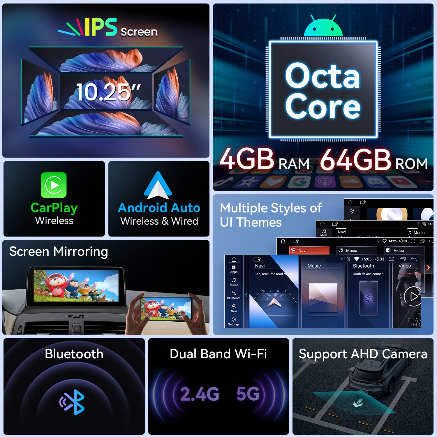 For BMW X3 E83 2004-09 10.25″ Android 14 Car GPS Nav Stereo 8Core 4+64GB CarPlay