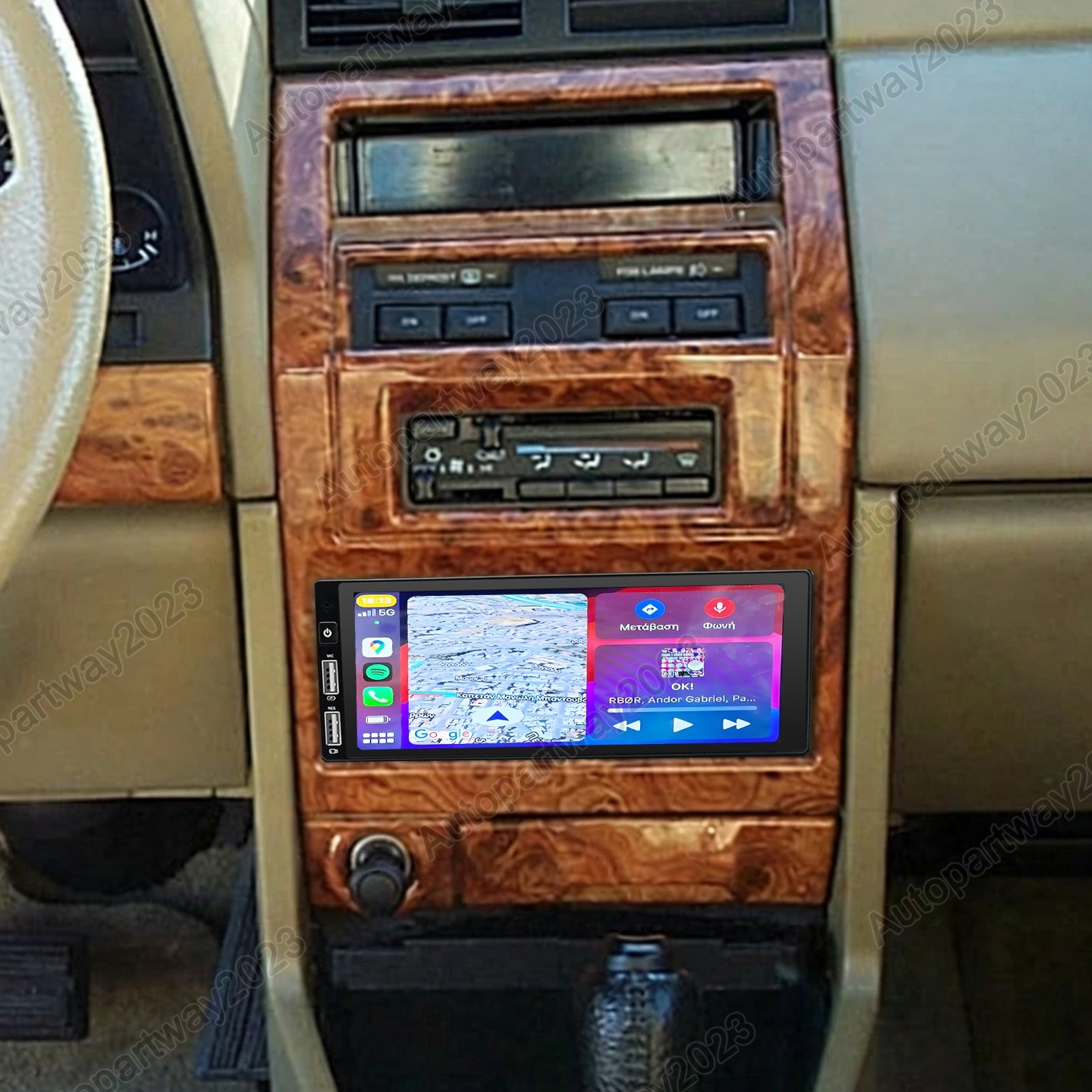 For Dodge Shadow 1987-1995 Android Auto CarPlay Car Radio Stereo GPS Navi 2+32G