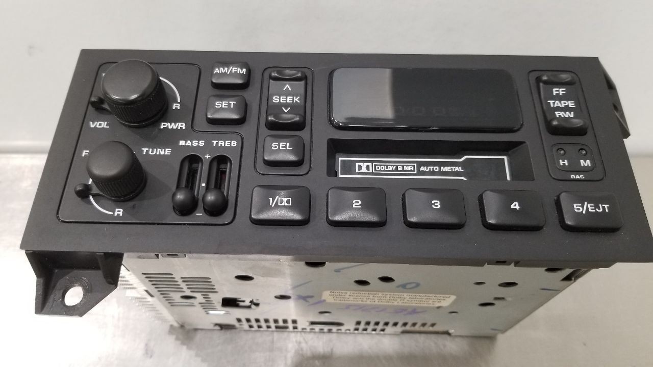 2001 DODGE RAM 2500 SLT RADIO AUDIO DISPLAY CONTROL PANEL WITH RECEIVER