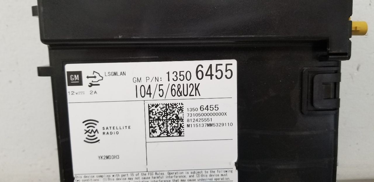 15 GMC SIERRA DENALI 2500 RADIO AUDIO RECEIVER 13506455