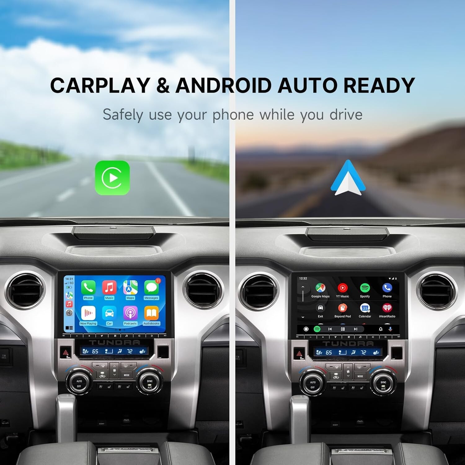 Dasaita Radio Vivid13 QLED CarPlay Android Auto WIFI for Toyota Tundra 2014-2021