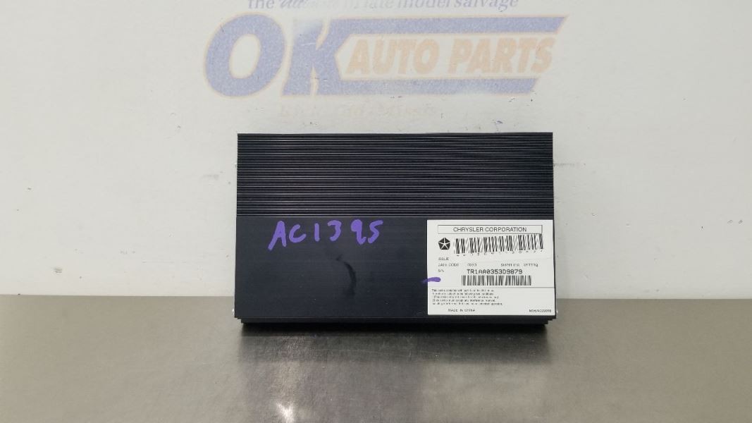 13 DODGE RAM 1500 RADIO AUDIO AMP AMPLIFIER CREW CAB 5091130AJ