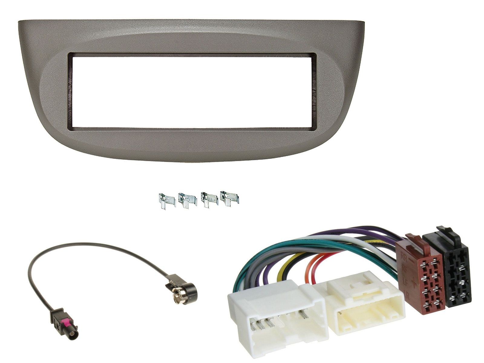 VDO AUX Bluetooth USB MP3 Car Stereo for Renault Twingo 2012 Onwards Beige Grey