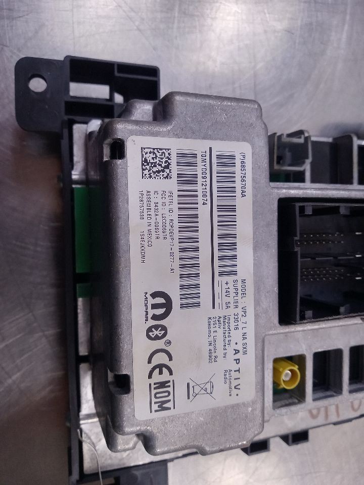 Audio Radio Display And Receiver Fits 21-23 CHALLENGER 1743406