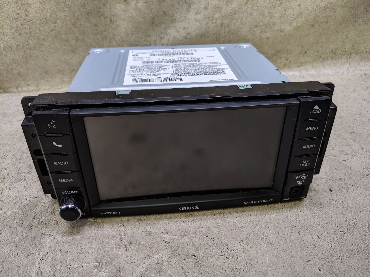 Stereo Radio Receiver AM FM CD AUX SIRIUS RHB 5091331AF Fits 12-20 DODGE CARAVAN