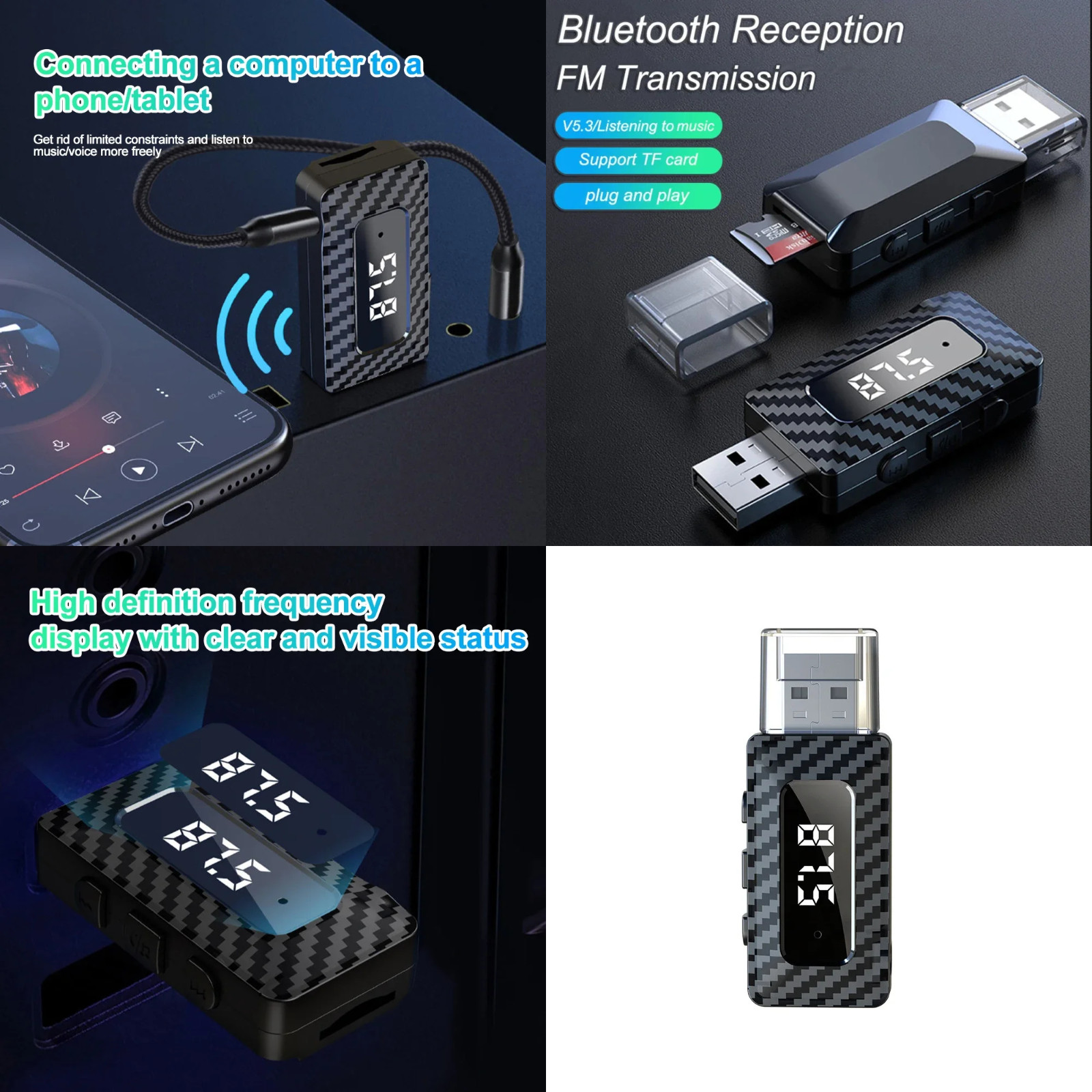 2026 2 in 1 Wireless CarPlay Adapter & Android Auto Wireless Adapter