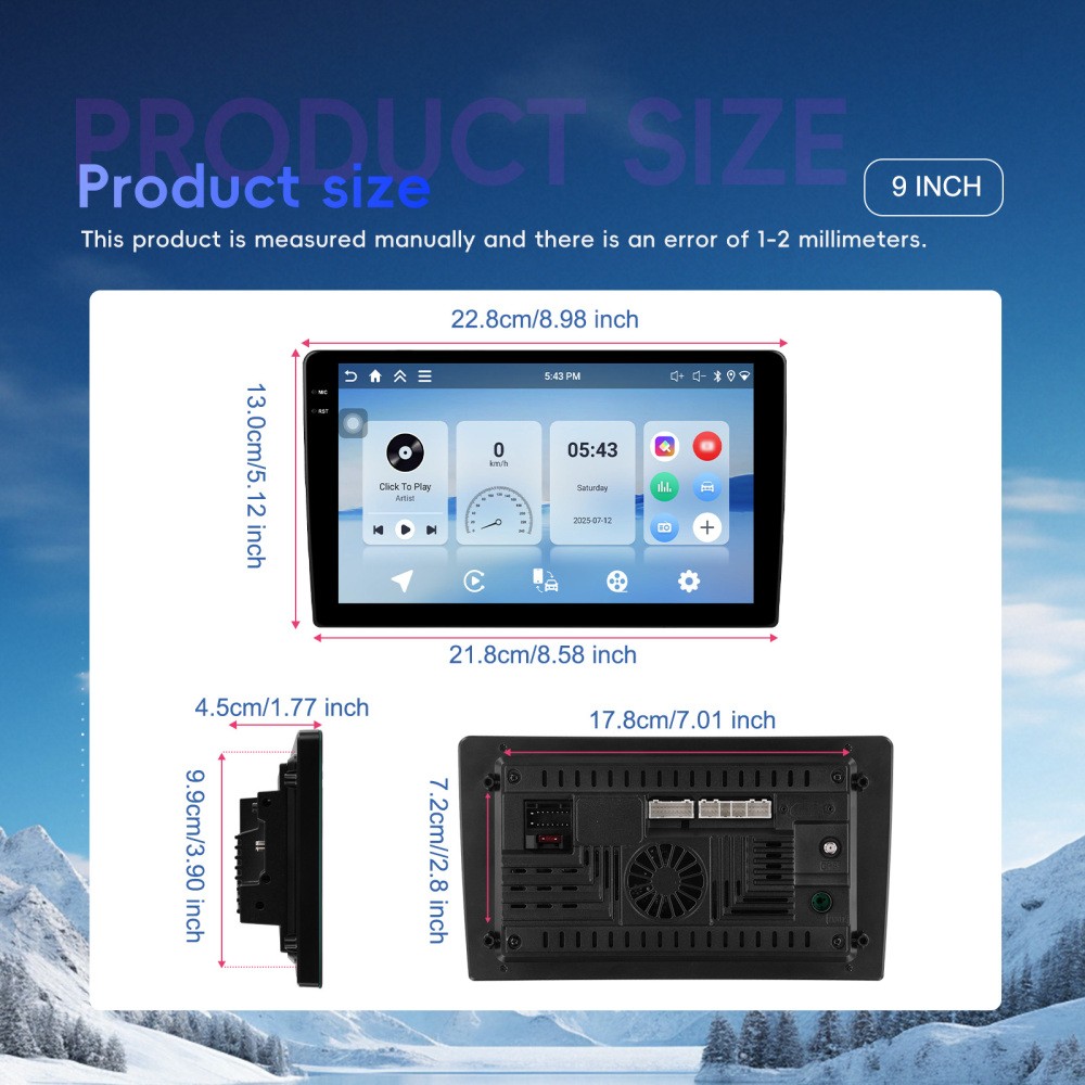 4+64GB Android 15 Car Radio Stereo For Dodge Grand Caravan 2011-2020 Carplay GPS