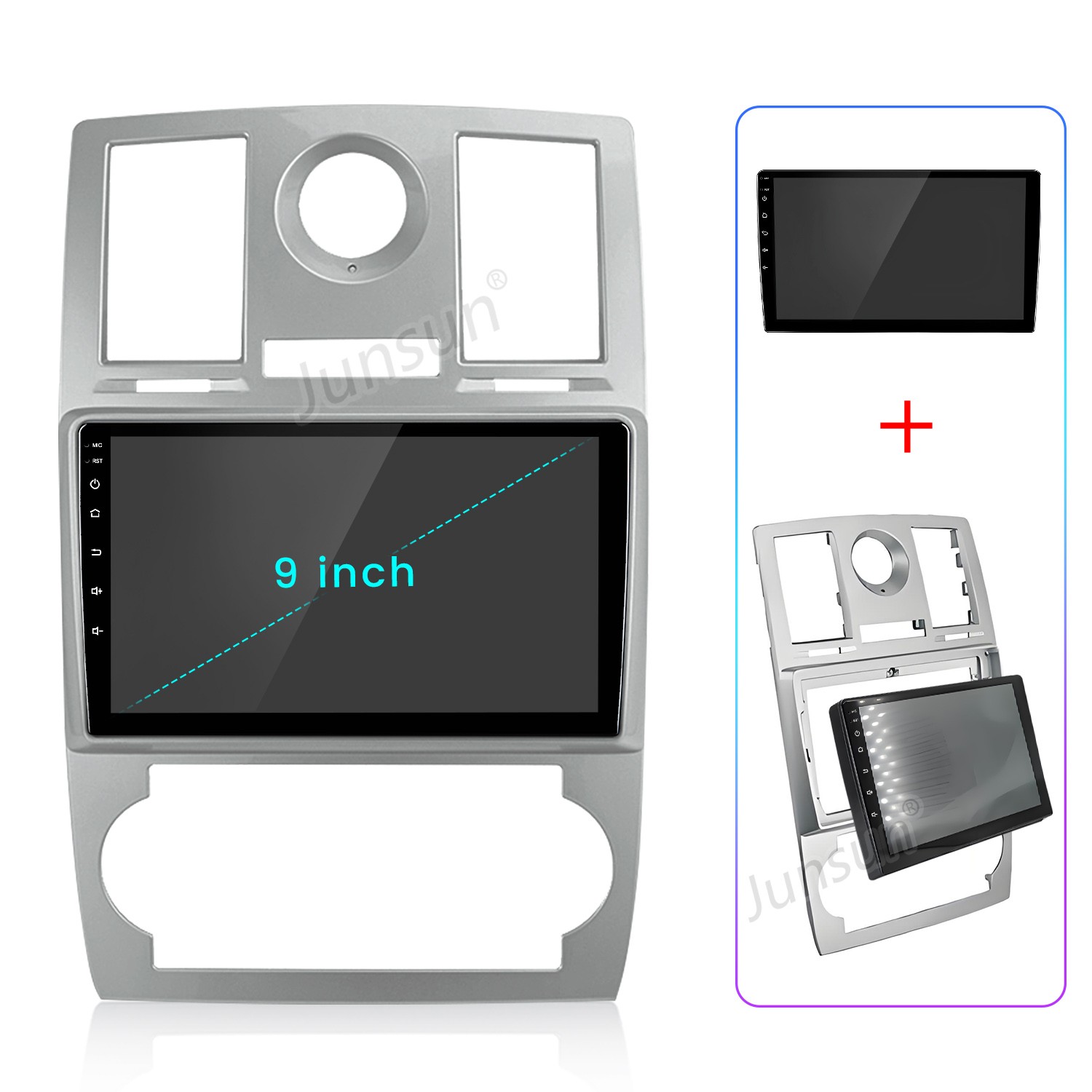 For Chrysler 300C 2004-2007 9″Android 14 Carplay 4+64G Car Stereo Radio GPS Navi