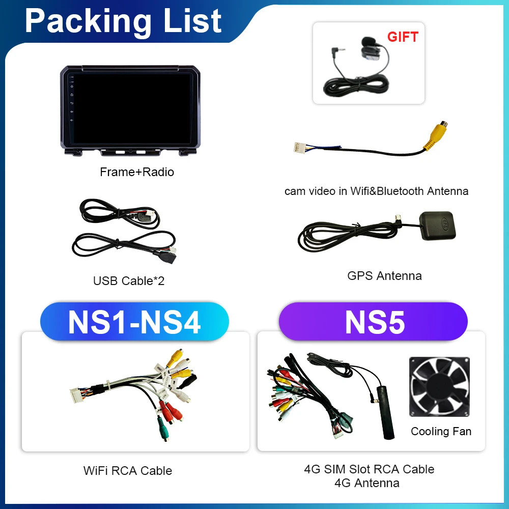 For Suzuki Jimny 2019-2020 Multimedia Player Stereo Navi GPS Carplay Car Radio