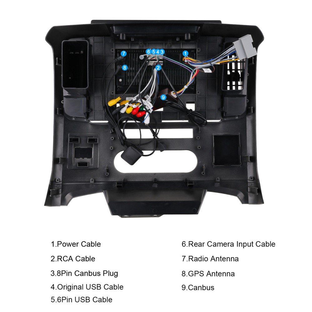 13.1” Carplay For Dodge RAM 1500 2500 2009-2012 Android 15 Car Radio GPS 4+64GB