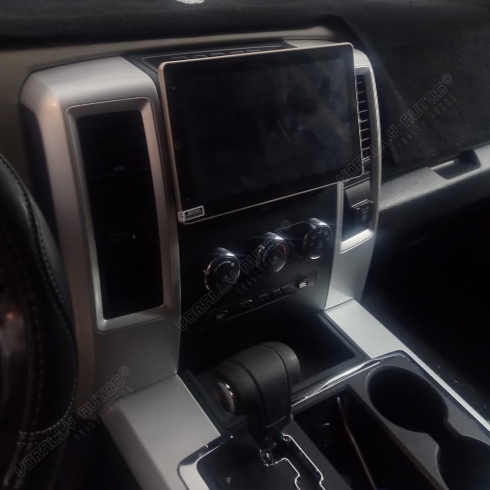 For 2009-2012 RAM 1500 2500 3500 Carplay Android 14 Rotated Stereo Radio GPS