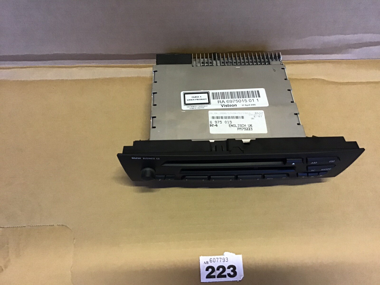 Bmw 1/3 SERIES Business Cd Radio PLAYER RADIO STEREO #233