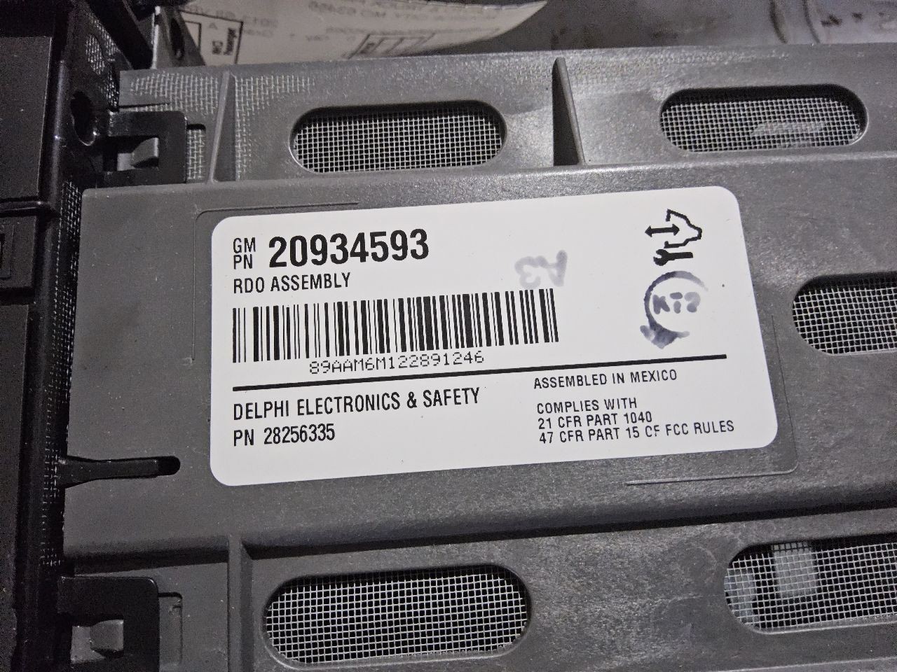 2010-2013 Chevy Silverado Radio AM FM Stereo CD MP3 USB opt UUI