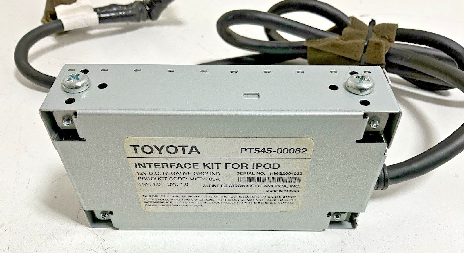 2009 Toyota Highlander Audio Interface Kit Control For Ipod PT54500082 OEM
