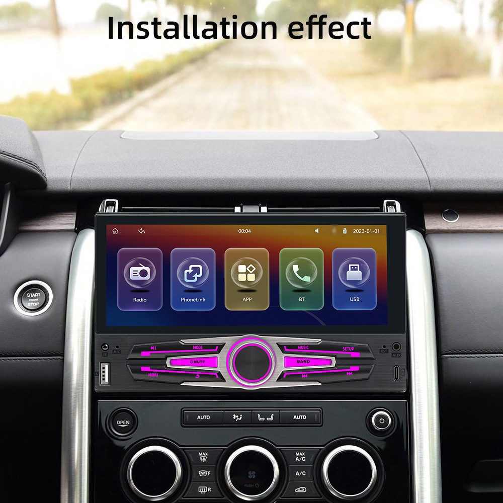 6.86 Inch Car Stereo BT MP5 Player RDS Radio Support Hands-Free Calling U-D BNVZ