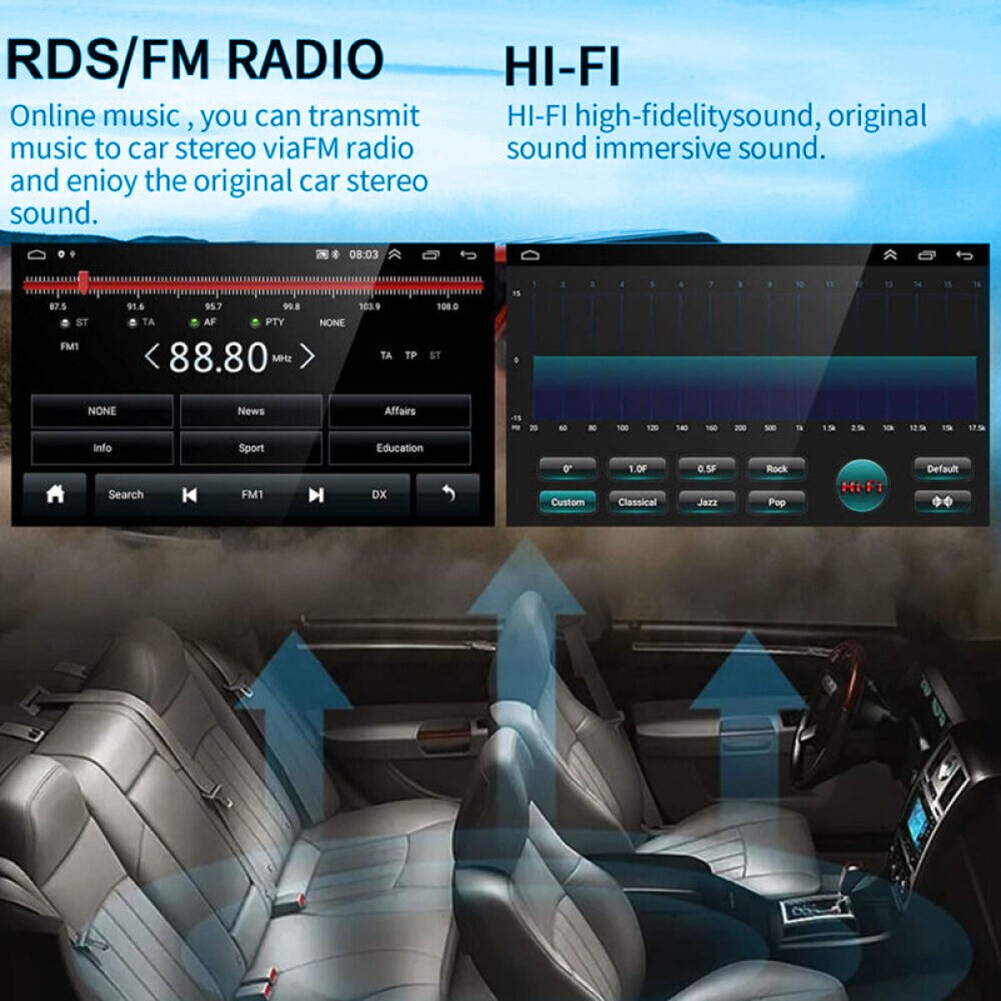 Carplay For Honda Civic 2016-2020 Android 15 Car Stereo Radio Gps WiFi FM/RDS BT