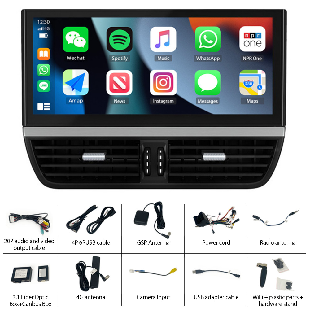 8+128GB For Porsche Cayenne 2010-2017 Android 13 Car Stereo Radio GPS Head Unit